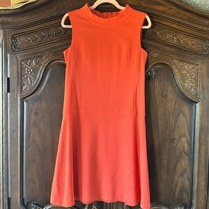 Lafayette 148 New York Sleeveless Midi Drop Waist Dress Size 4 EUC